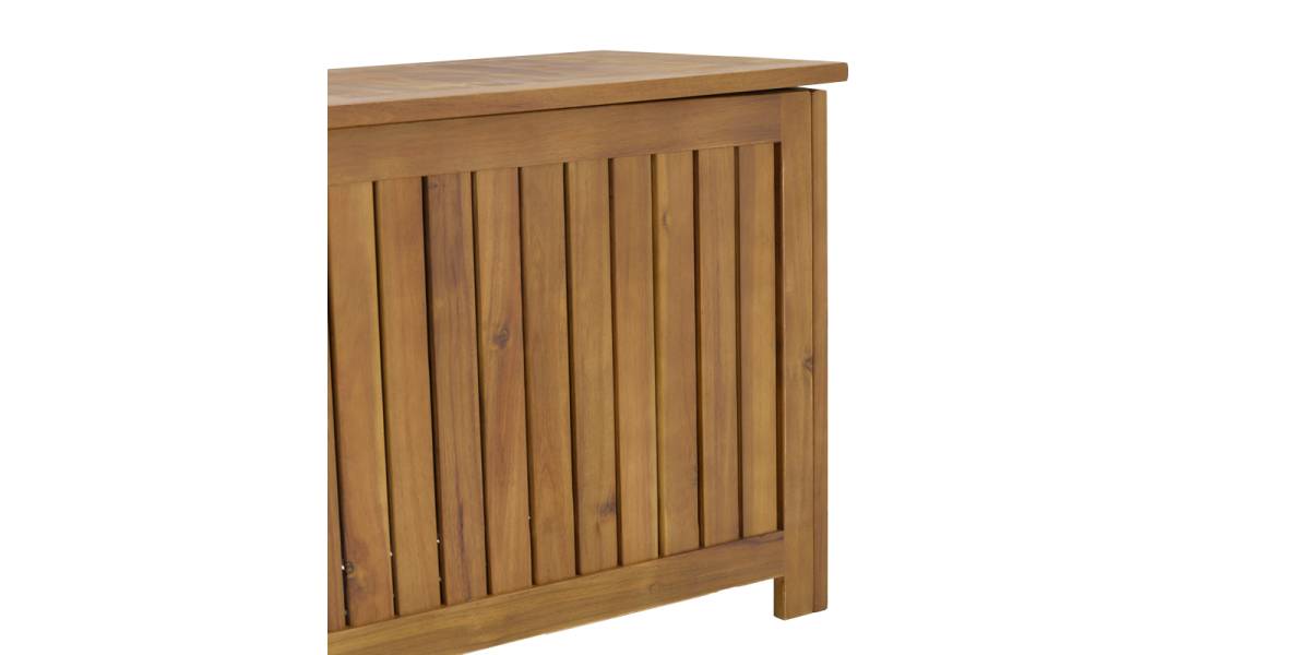Μπαούλο Zarco pakoworld ξύλο ακακίας φυσικό 130x45x58εκ