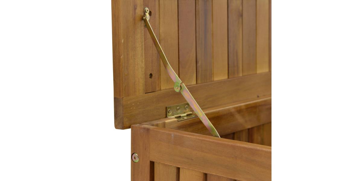 Μπαούλο Zarco pakoworld ξύλο ακακίας φυσικό 130x45x58εκ