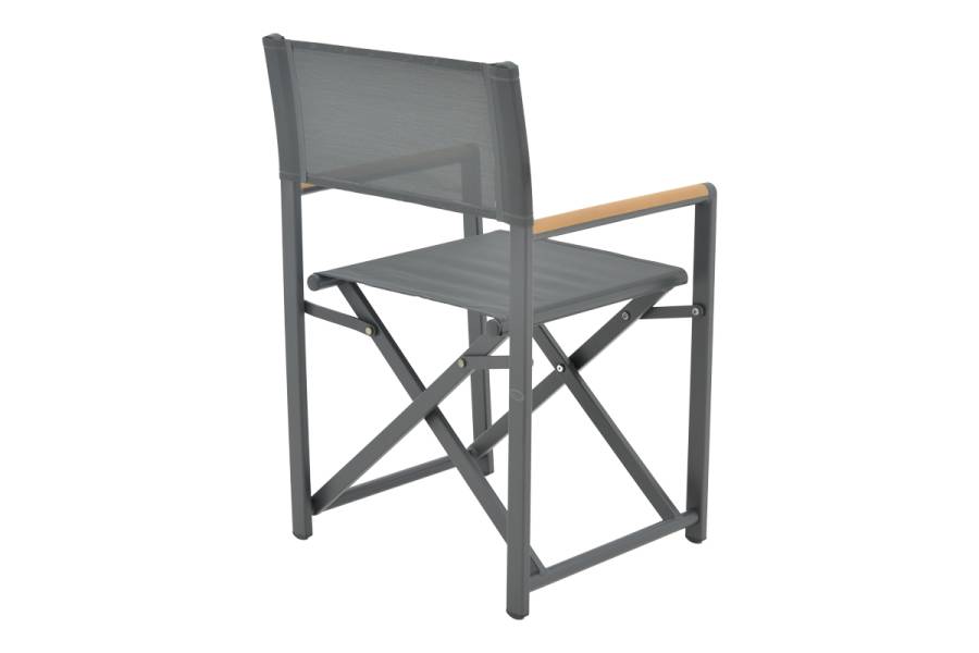 Τραπεζαρία Mabu-Kliton A σετ 5τεμ pakoworld αλουμινίου σε ανθρακί απόχρωση 150x80x74εκ