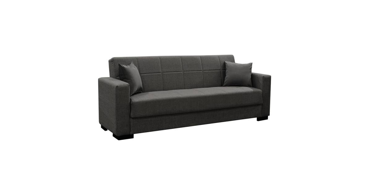 Σετ σαλονιού 2τεμ Vox pakoworld ύφασμα σε ανθρακί απόχρωση