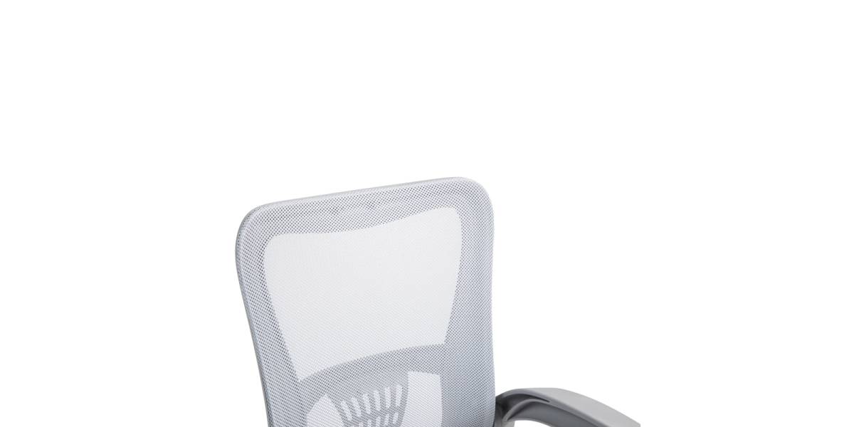 Καρέκλα γραφείου εργασίας Annalise pakoworld mesh γκρι 57x53x100εκ