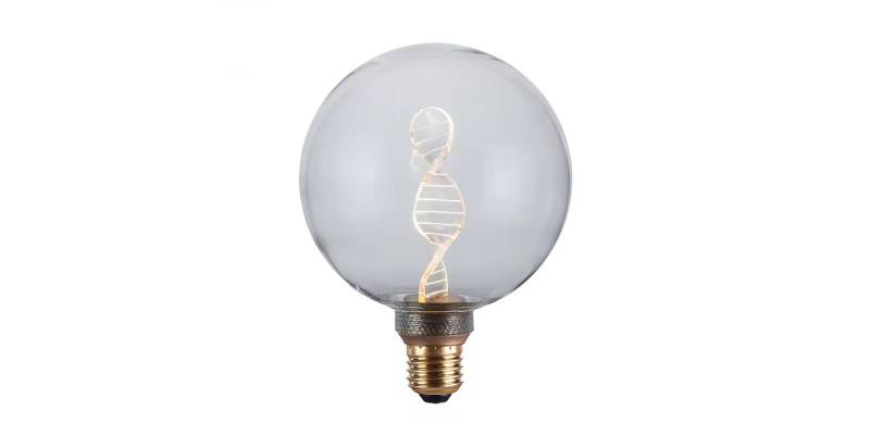 Λαμπτήρας LED RN-DNA G125 Bulb pakoworld 3.5W E27 220-240V clear