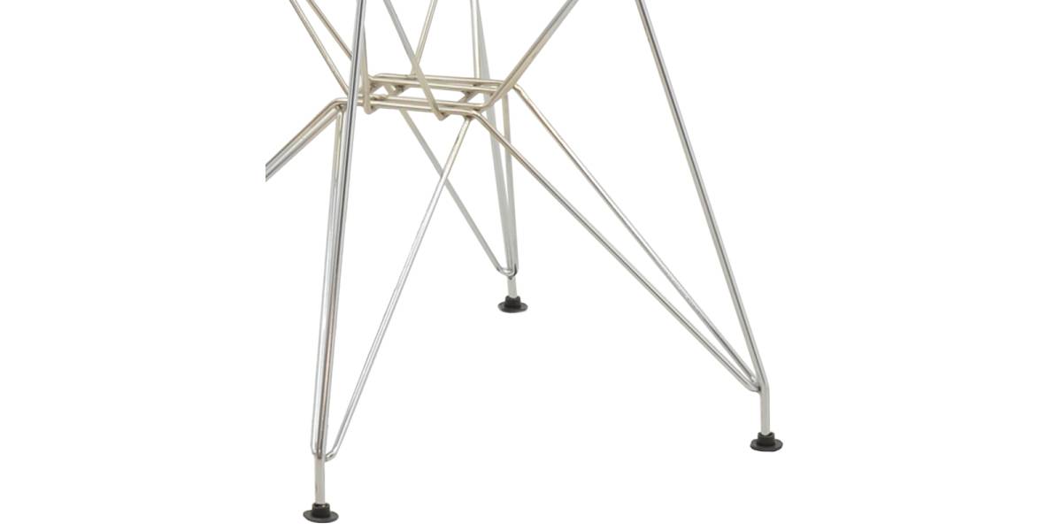 Καρέκλα Adelle pakoworld PP διάφανο-inox πόδι 46x55x81εκ