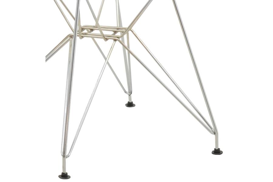 Καρέκλα Adelle pakoworld PP διάφανο-inox πόδι 46x55x81εκ