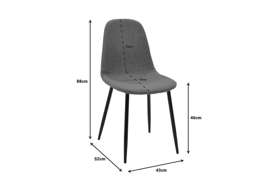 Τραπεζαρία Gustas-Bella pakoworld σετ 5τμχ γκρι μαρμάρου sintered stone-μαύρο μέταλλο 120x60x75εκ