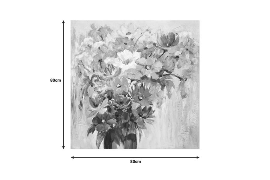 Πίνακας σε καμβά Spino I Inart 80x3x80εκ