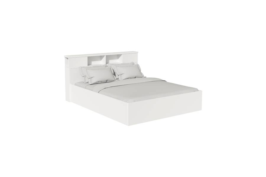 Κρεβάτι OLYMPUS pakoworld σε χρώμα λευκό 140x200εκ