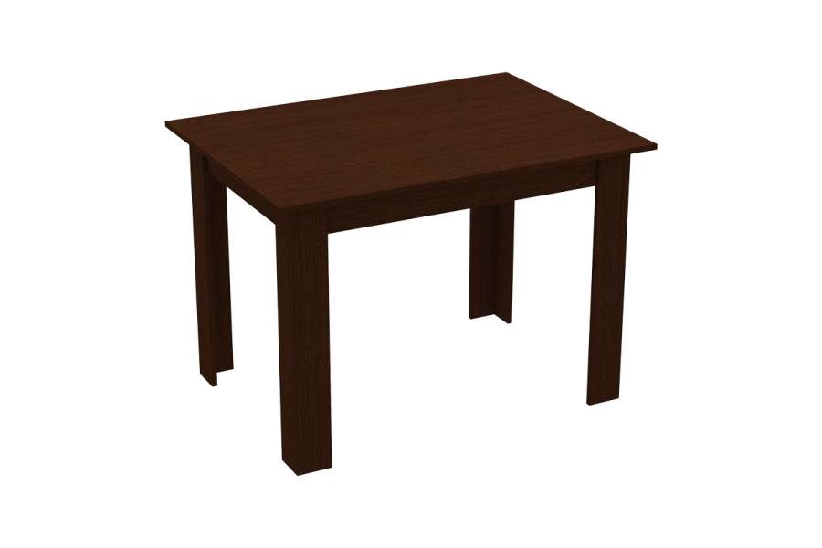 Τραπέζι Manka pakoworld σε wenge απόχρωση 110x80x77εκ