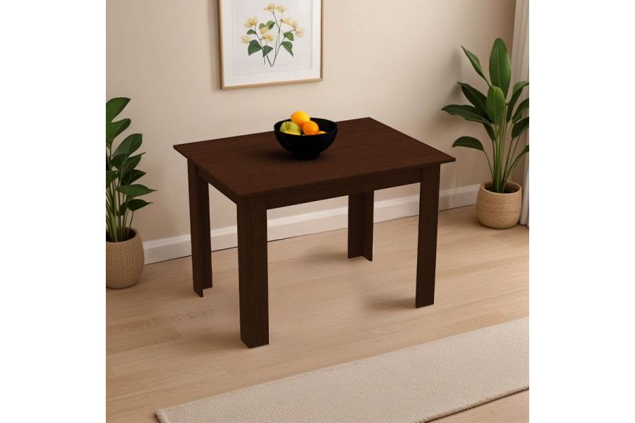 Τραπέζι Manka pakoworld σε wenge απόχρωση 110x80x77εκ