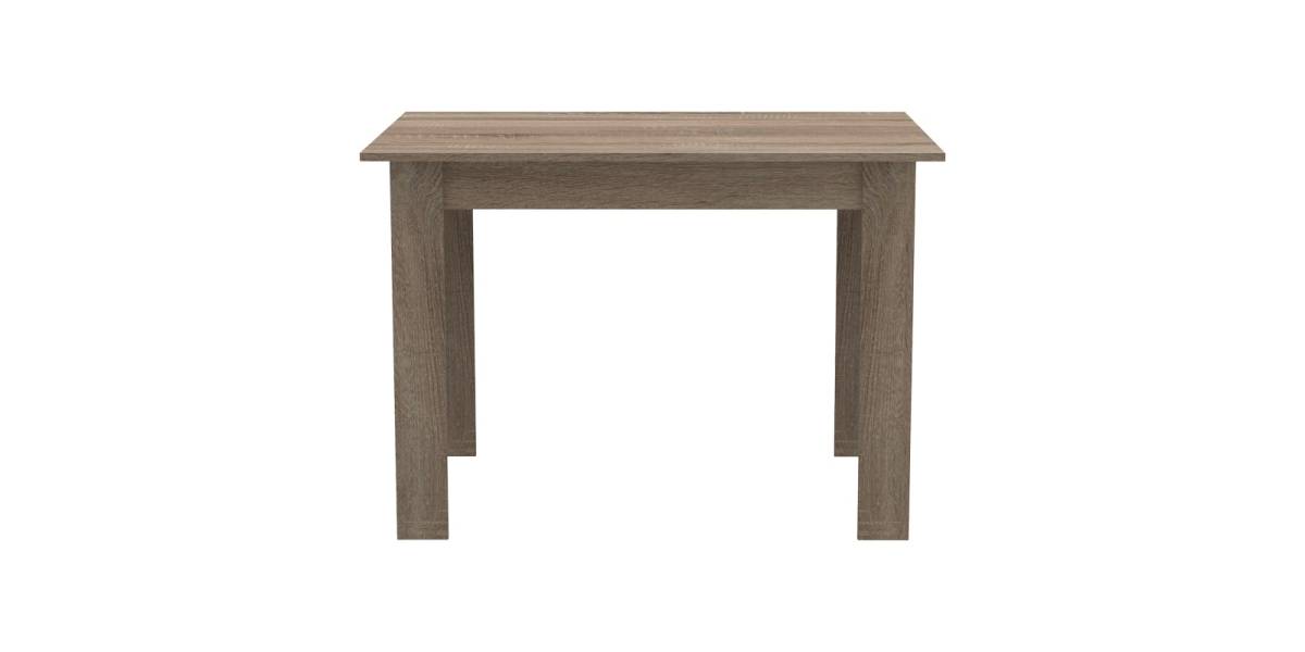 Τραπέζι Manka pakoworld σε sonoma truffle απόχρωση 110x80x77εκ