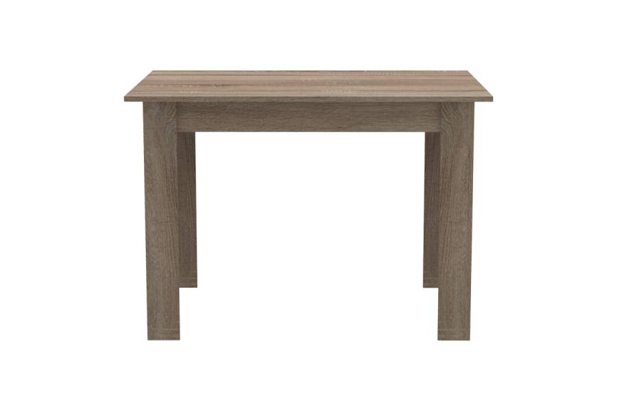 Τραπέζι Manka pakoworld σε sonoma truffle απόχρωση 110x80x77εκ