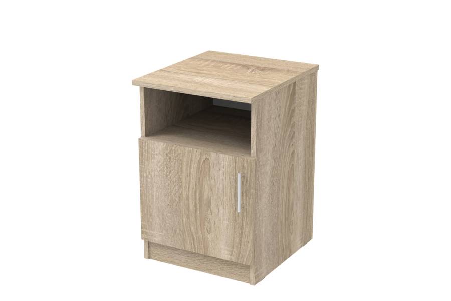 Κομοδίνο Galdi pakoworld σε sonoma απόχρωση 40x45x60εκ
