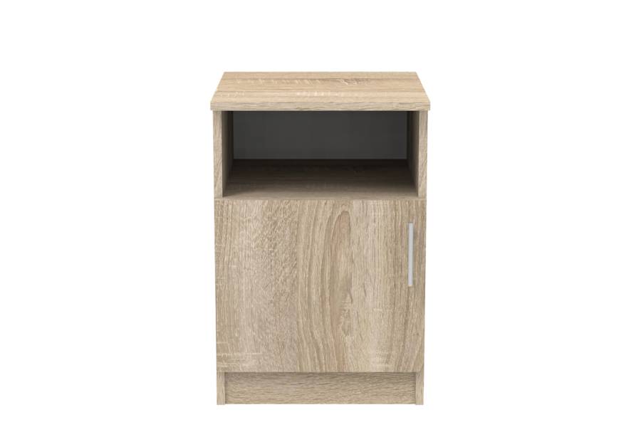 Κομοδίνο Galdi pakoworld σε sonoma απόχρωση 40x45x60εκ
