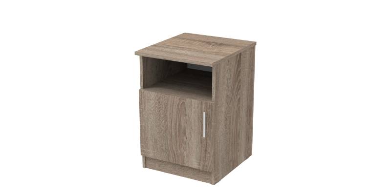 Κομοδίνο Galdi pakoworld σε sonoma truffle απόχρωση 40x45x60εκ