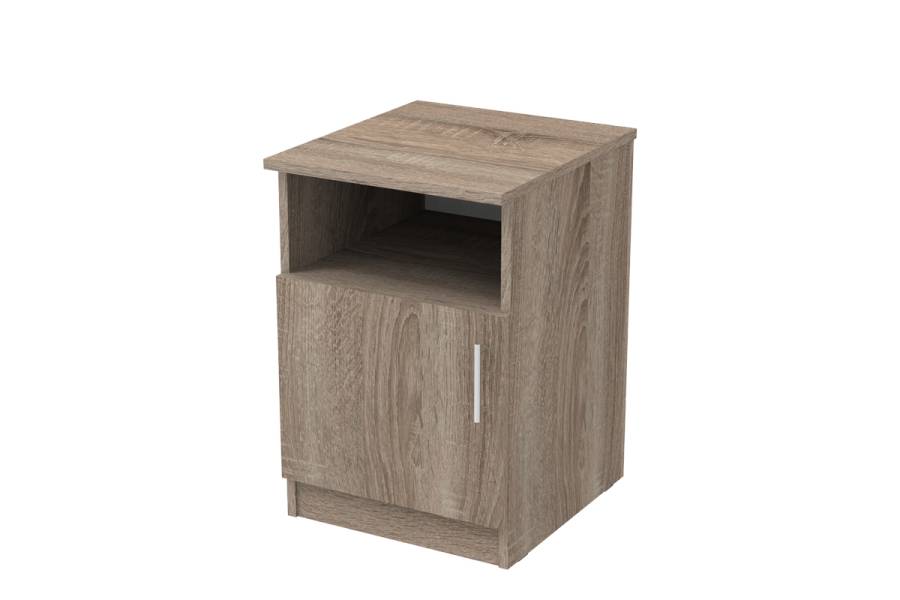 Κομοδίνο Galdi pakoworld σε sonoma truffle απόχρωση 40x45x60εκ