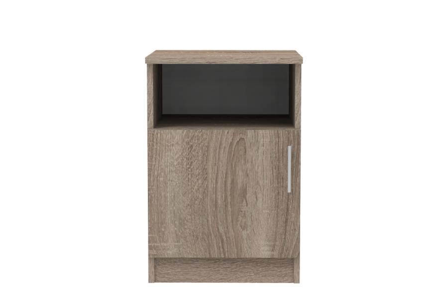 Κομοδίνο Galdi pakoworld σε sonoma truffle απόχρωση 40x45x60εκ
