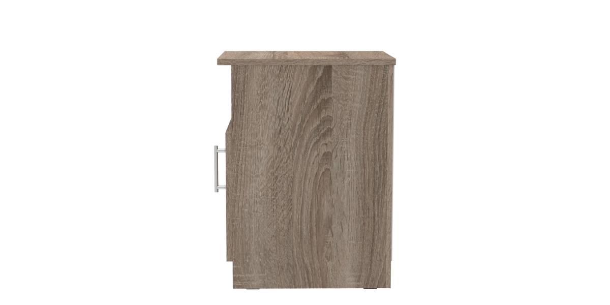 Κομοδίνο Galdi pakoworld σε sonoma truffle απόχρωση 40x45x60εκ