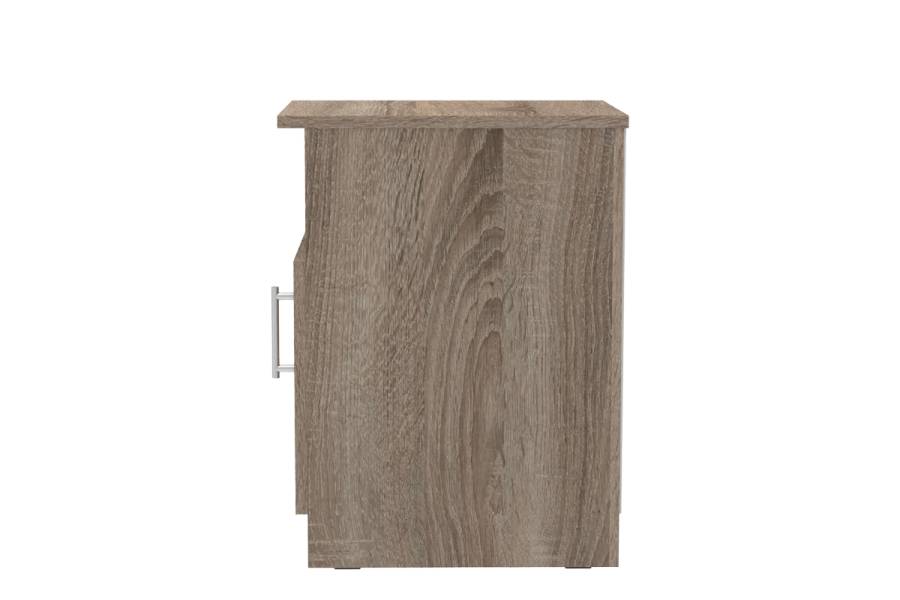 Κομοδίνο Galdi pakoworld σε sonoma truffle απόχρωση 40x45x60εκ