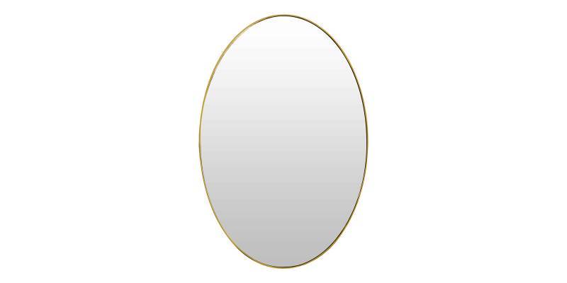 Καθρέπτης Eggo Inart σε χρυσή απόχρωση 61x40.6x0.9εκ