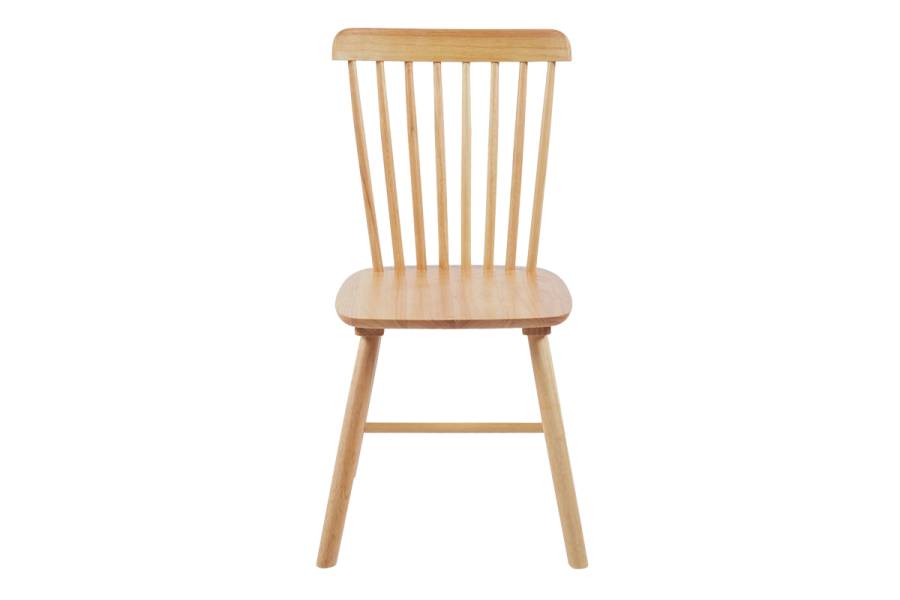 Καρέκλα Melia pakoworld rubberwood σε φυσική απόχρωση 45x51x87εκ