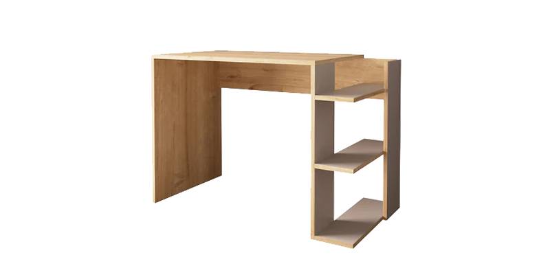 Γραφείο εργασίας Toska pakoworld σε oak- sandstone απόχρωση 114x56x76εκ