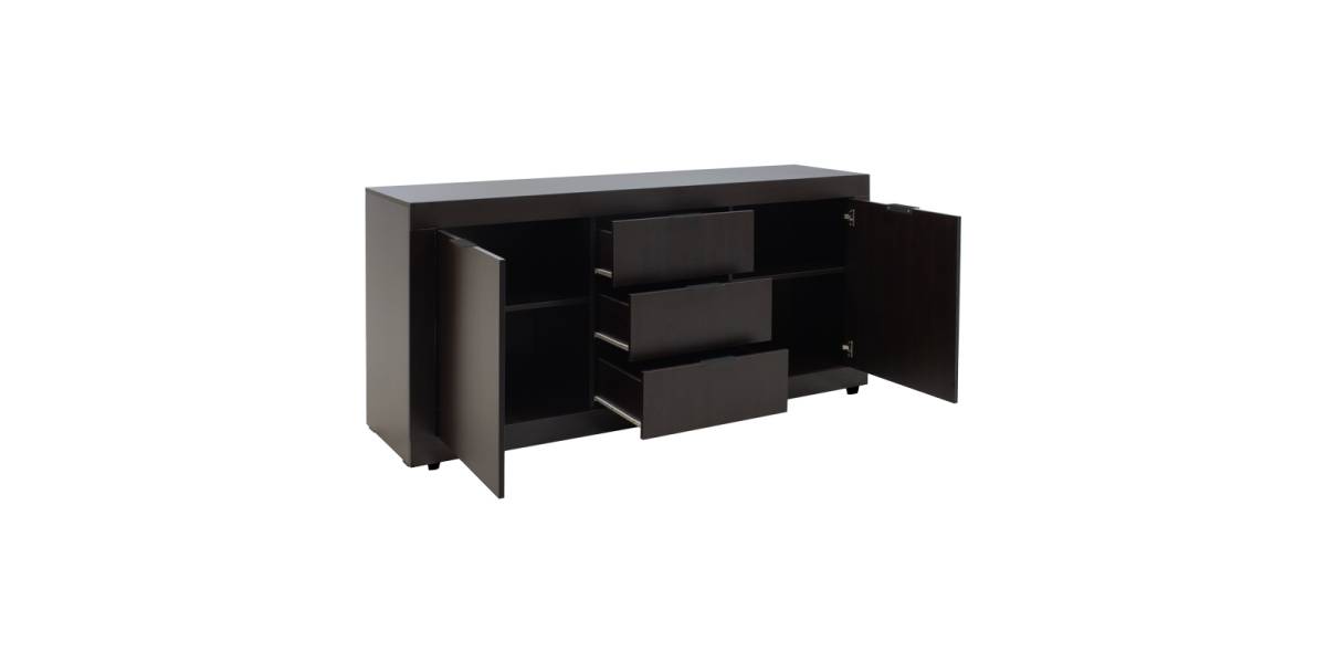 Μπουφές Doha pakoworld σε wenge απόχρωση 180x45x80.5εκ