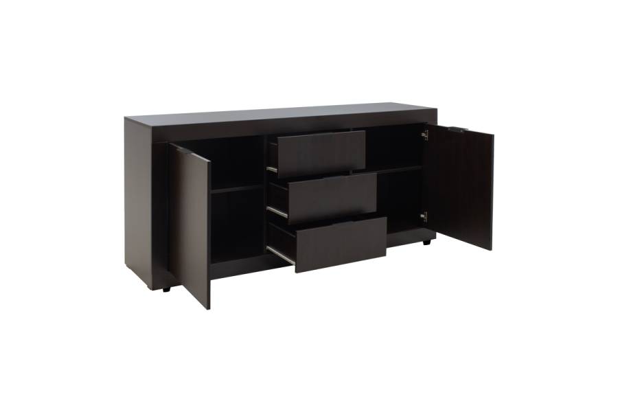 Μπουφές Doha pakoworld σε wenge απόχρωση 180x45x80.5εκ