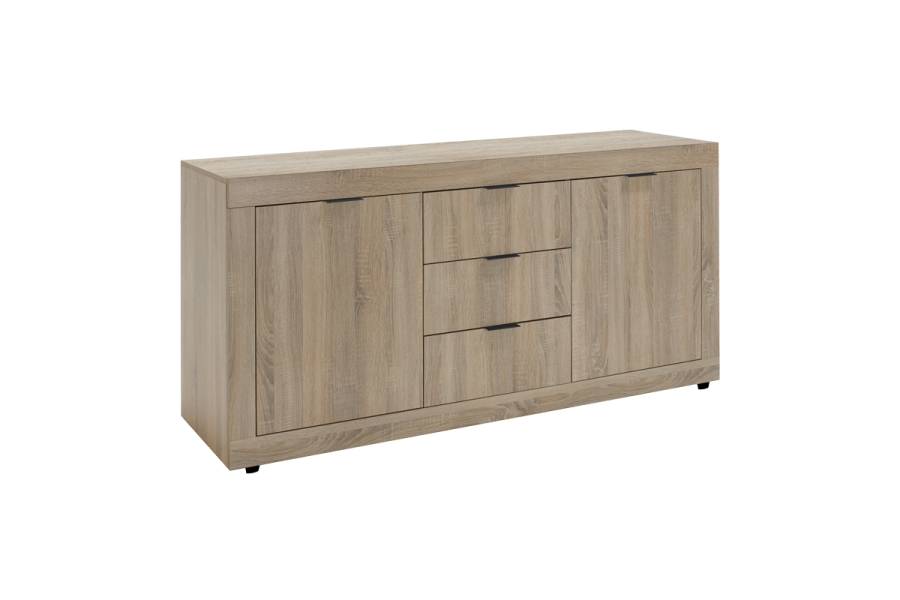 Μπουφές Doha pakoworld σε sonoma απόχρωση 180x45x80.5εκ