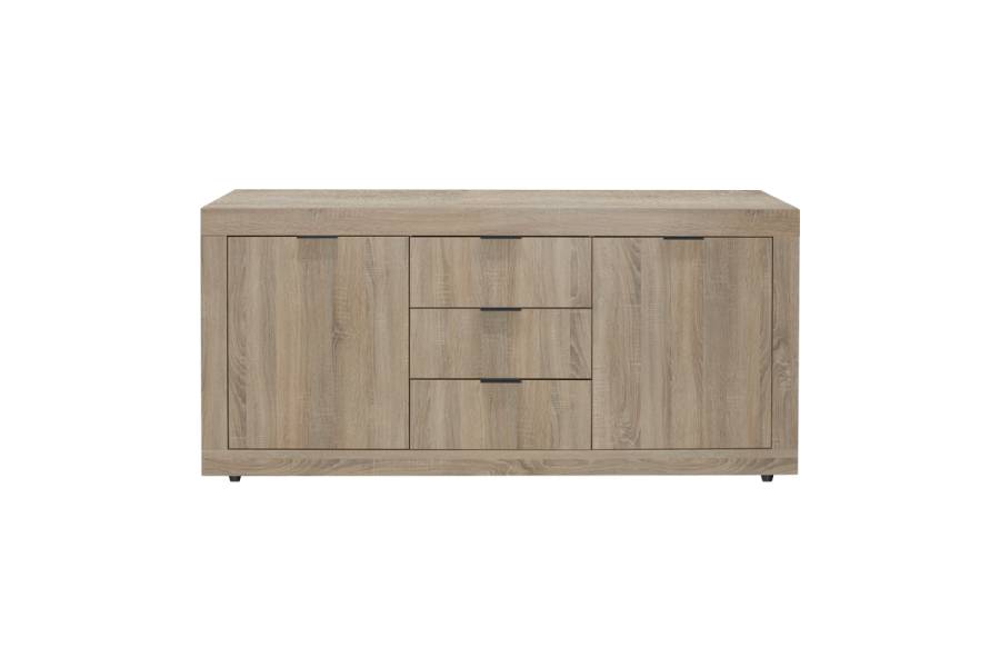 Μπουφές Doha pakoworld σε sonoma απόχρωση 180x45x80.5εκ