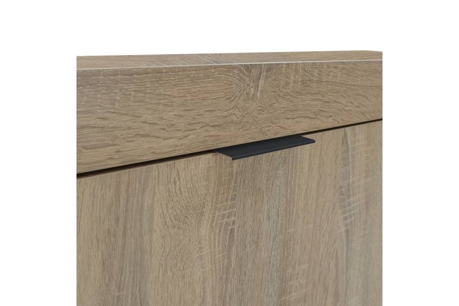 Μπουφές Doha pakoworld σε sonoma απόχρωση 180x45x80.5εκ