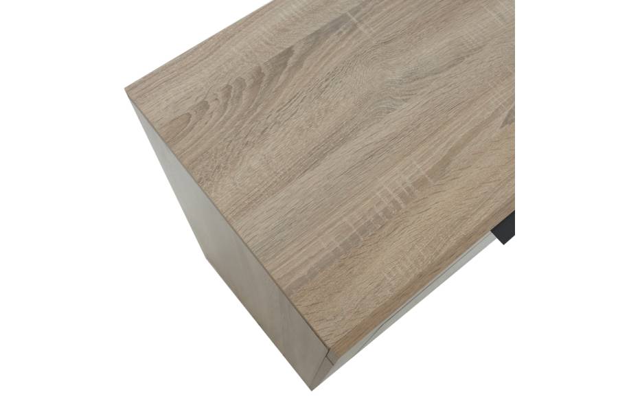 Μπουφές Doha pakoworld σε sonoma απόχρωση 180x45x80.5εκ