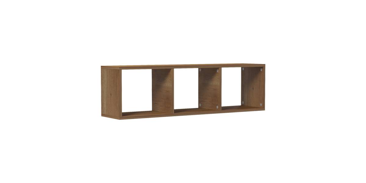 Ραφιέρα τοίχου Mikoro pakoworld σε φυσική απόχρωση 90x22x25.6εκ