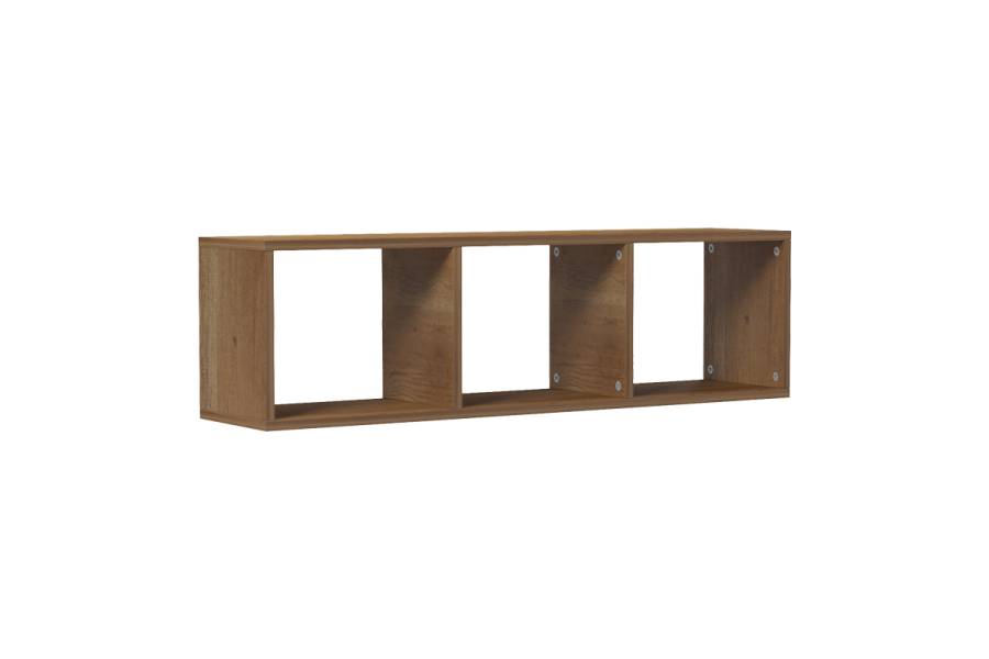Ραφιέρα τοίχου Mikoro pakoworld σε φυσική απόχρωση 90x22x25.6εκ