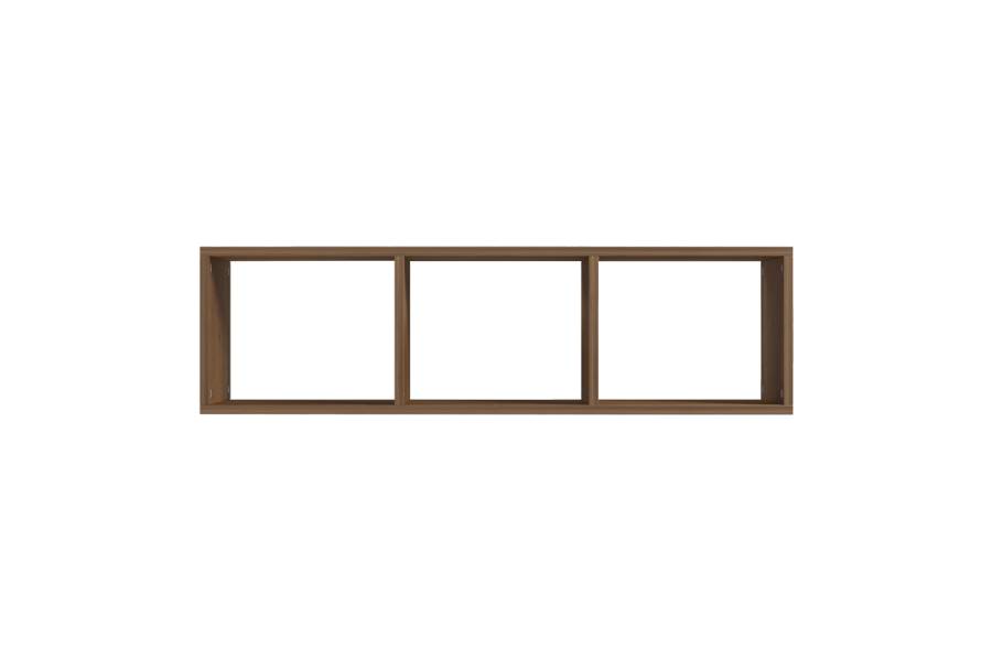 Ραφιέρα τοίχου Mikoro pakoworld σε φυσική απόχρωση 90x22x25.6εκ