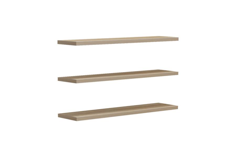 Ραφιέρα τοίχου Divar pakoworld σε sonoma απόχρωση 60x14.5x1.8εκ