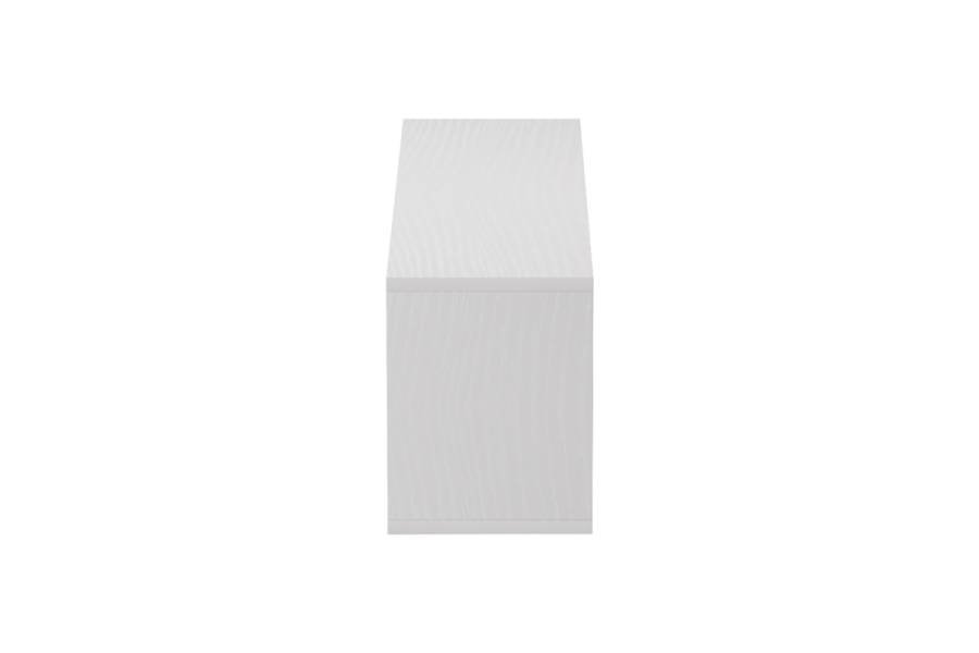 Ραφιέρα τοίχου Mikoro pakoworld σε λευκή απόχρωση 90x22x25.6εκ