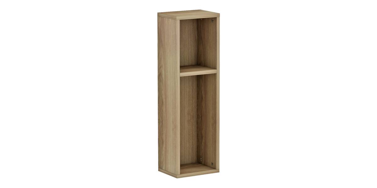 Ραφιέρα-κομοδίνο τοίχου Racks pakoworld σε sonoma απόχρωση 20x15x65εκ
