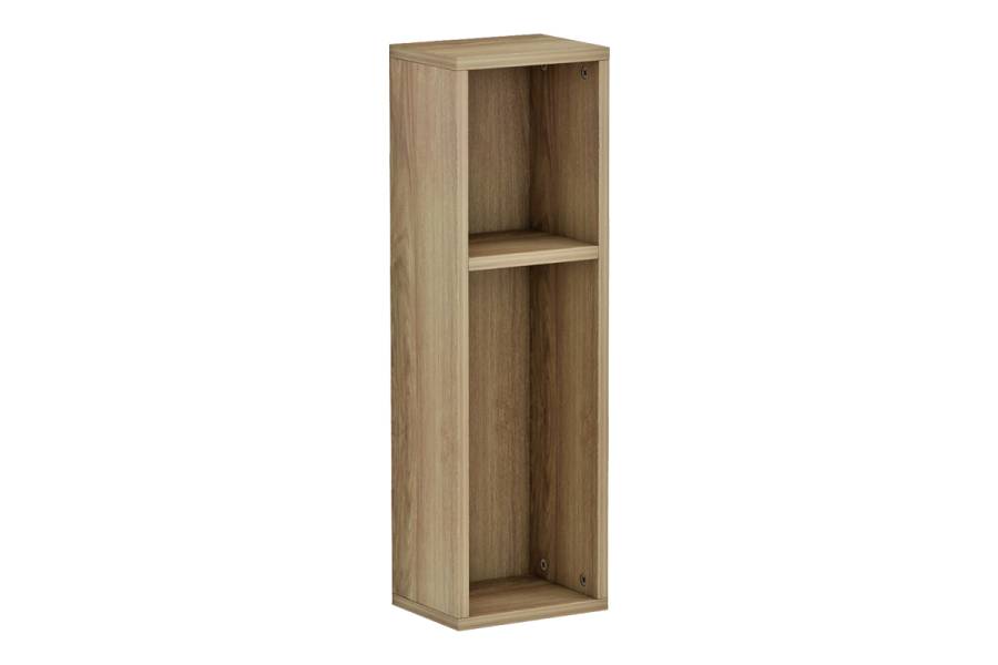 Ραφιέρα-κομοδίνο τοίχου Racks pakoworld σε sonoma απόχρωση 20x15x65εκ