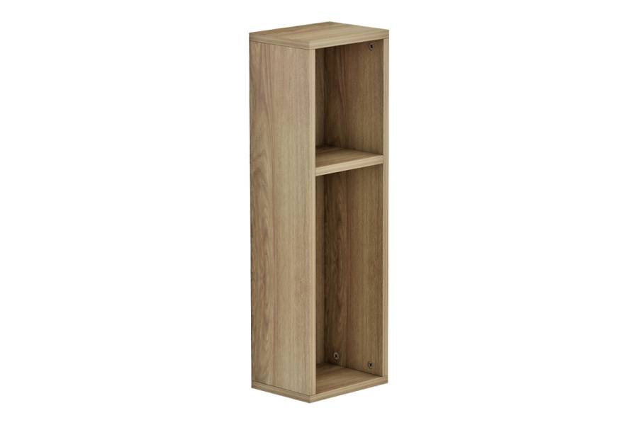Ραφιέρα-κομοδίνο τοίχου Racks pakoworld σε sonoma απόχρωση 20x15x65εκ