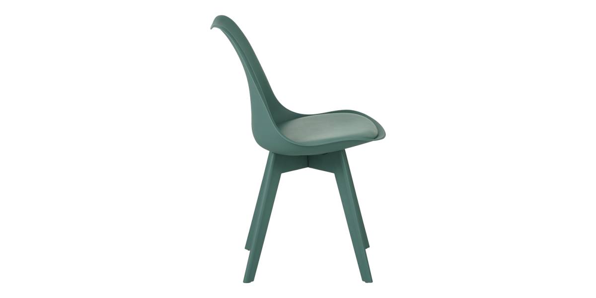 Καρέκλα Gaston I pakoworld PP-PU σε μέντα απόχρωση 48.5x53.5x81.5εκ