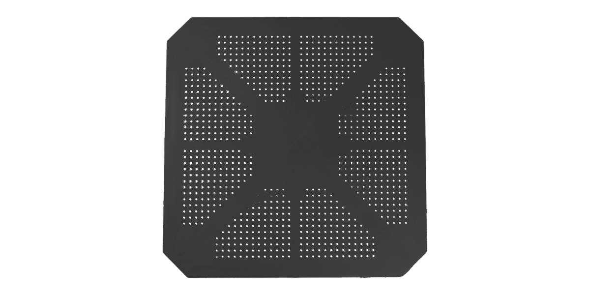 Τραπέζι Icon pakoworld PP σε ανθρακί απόχρωση 80x80x74.5εκ