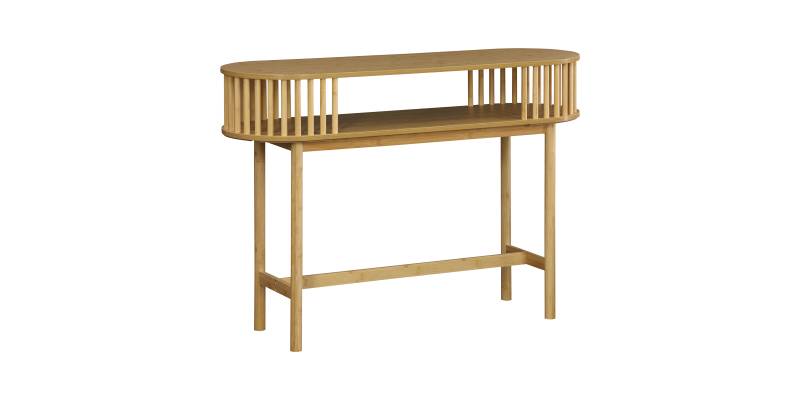Κονσόλα Nodial pakoworld MDF/Bamboo σε φυσική απόχρωση 120x39x85εκ