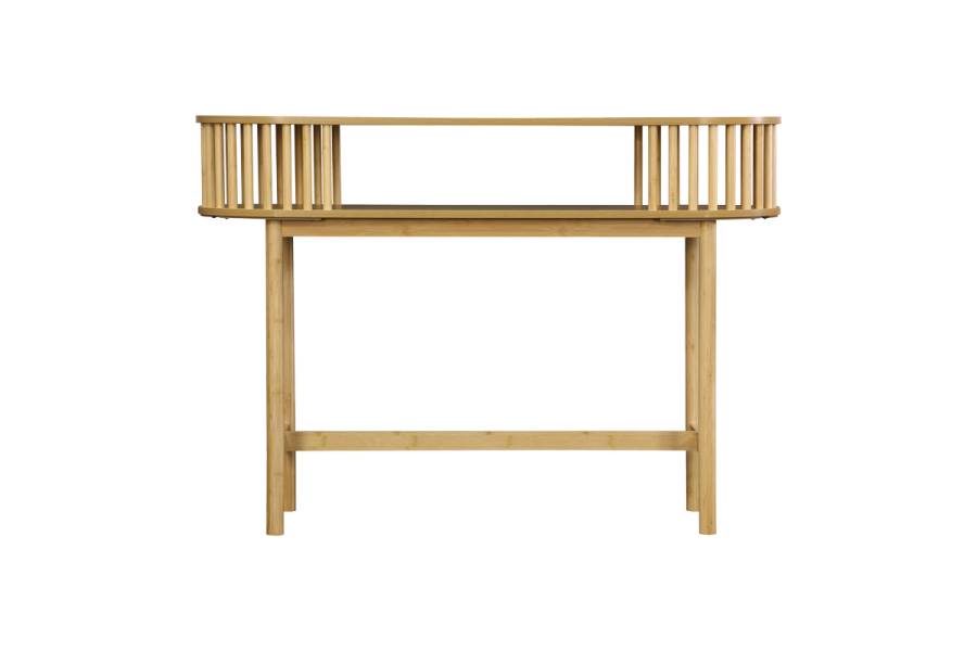 Κονσόλα Nodial pakoworld MDF/Bamboo σε φυσική απόχρωση 120x39x85εκ