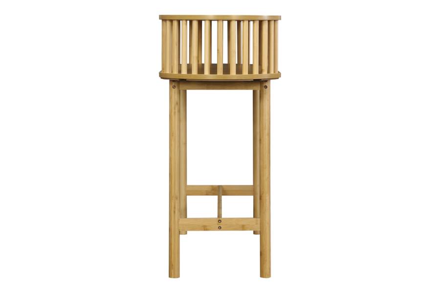 Κονσόλα Nodial pakoworld MDF/Bamboo σε φυσική απόχρωση 120x39x85εκ