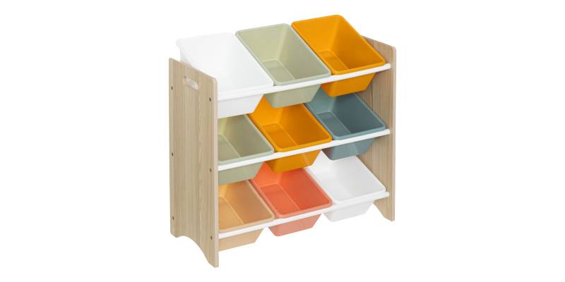 Παιδικό σετ αποθήκευσης Storfie pakoworld mdf-pp 60x29.5x66εκ