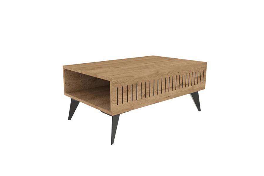Τραπέζι Marla pakoworld σε oak απόχρωση 90x56x40εκ