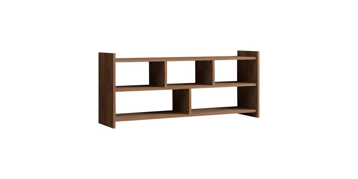 Έπιπλο τηλεόρασης Kapri pakoworld σε sonoma απόχρωση 120x28x55εκ