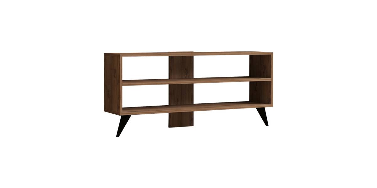 Έπιπλο τηλεόρασης Prestige pakoworld σε sonoma απόχρωση 120x29,6x50εκ