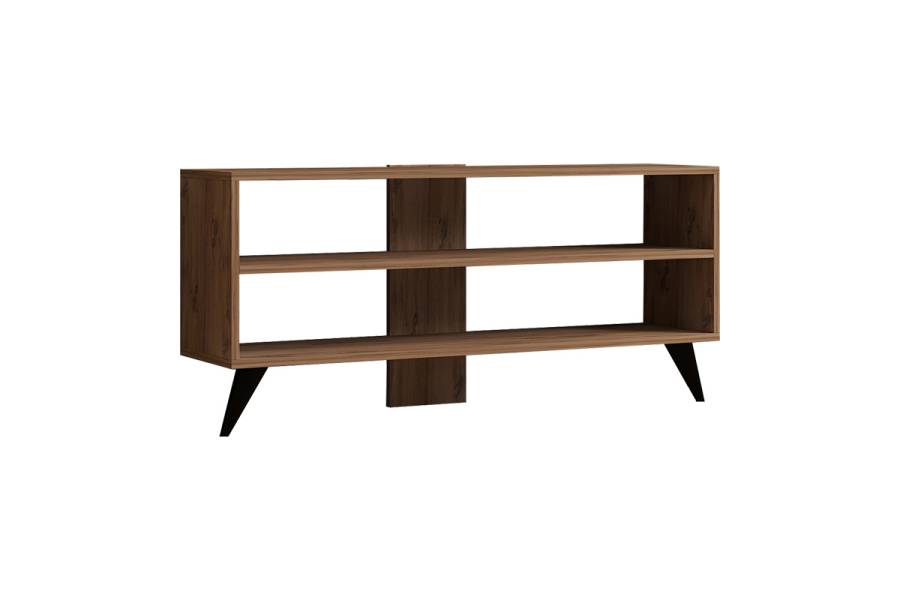 Έπιπλο τηλεόρασης Prestige pakoworld σε sonoma απόχρωση 120x29,6x50εκ