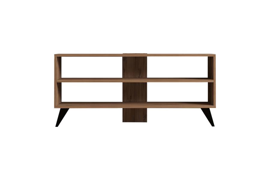 Έπιπλο τηλεόρασης Prestige pakoworld σε sonoma απόχρωση 120x29,6x50εκ